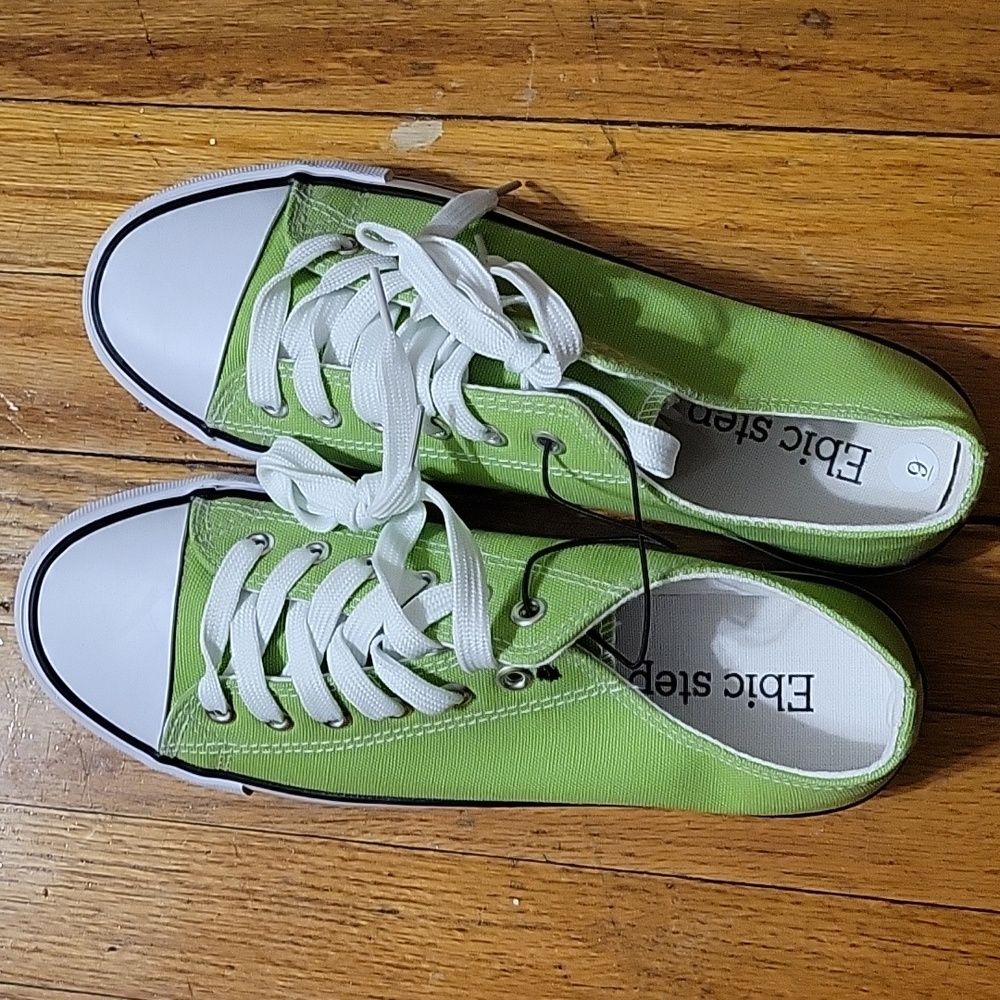 EPIC STEP LIGHT GREEN WOMEN'S TENNIS SNEAKERS MWC101 SIZE 9